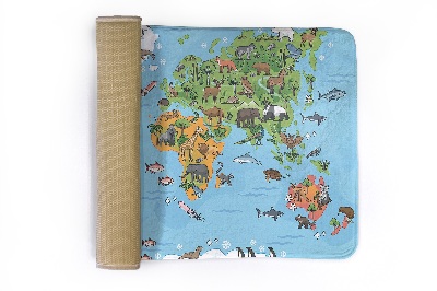 Rug Animals on the world map