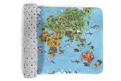 Rug Animals on the world map