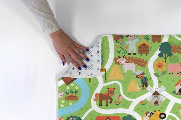 Rug Farm with children