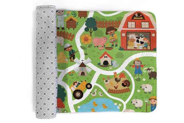 Rug Farm with children
