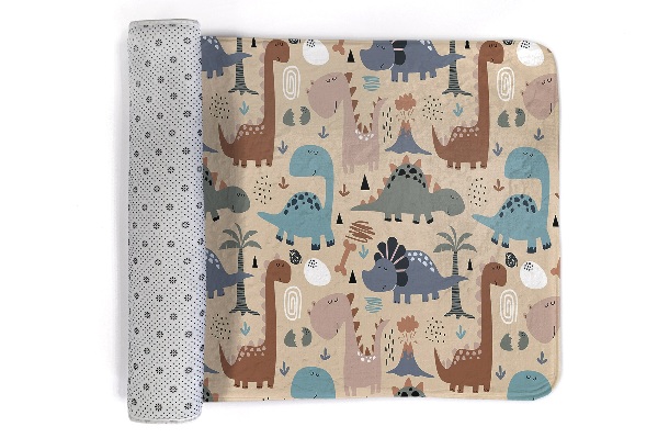 Rug Dinosaurs and plants