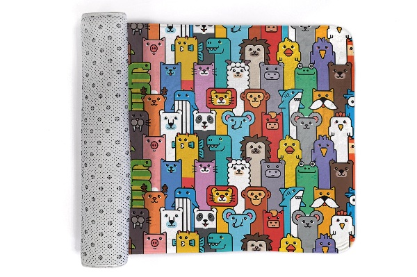 Rug Colorful drawing animals