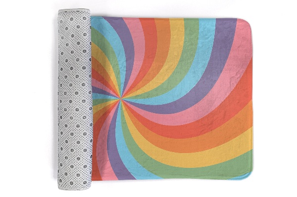 Rug Colorful spiral
