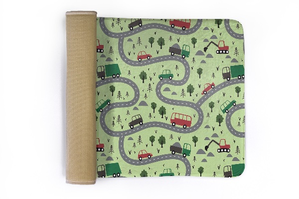 Rug Cars on the road