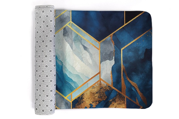 Living room rug Abstract geometric composition