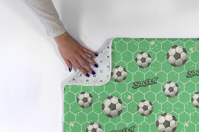 Rug Footballs pattern