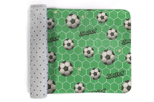 Rug Footballs pattern