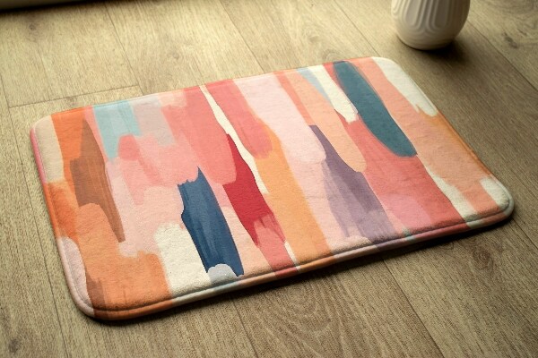 Living room rug Abstract brush strokes