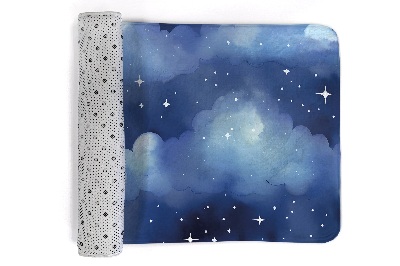 Rug Clouds and stars