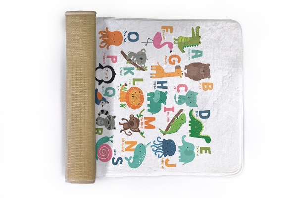 Rug Alphabet with animals