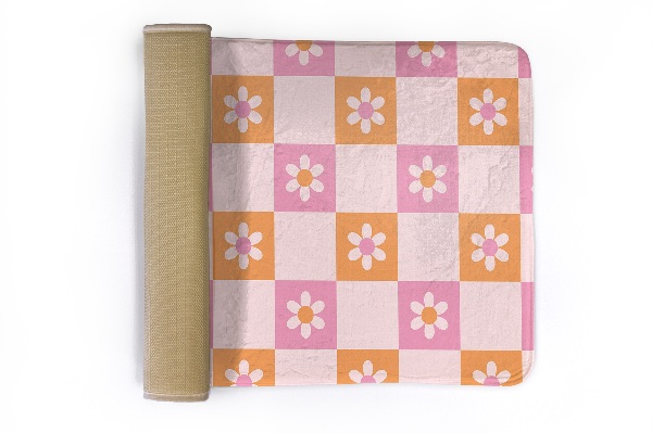 Rug Floral pastel pattern