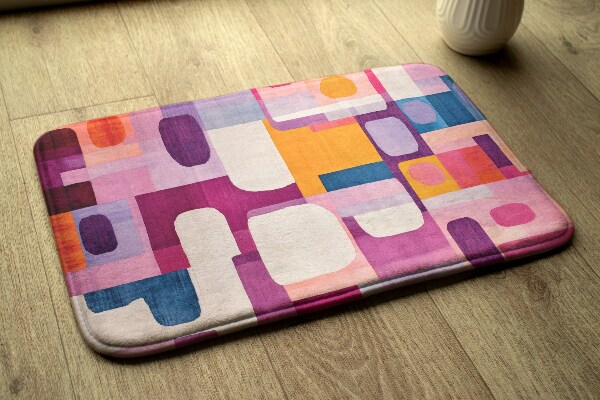 Living room rug Abstract geometric composition