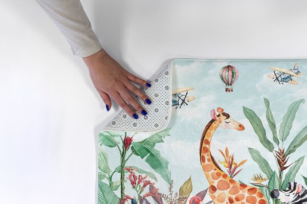 Rug Tropical animals