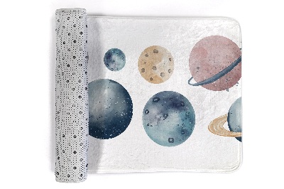 Rug Watercolor planets