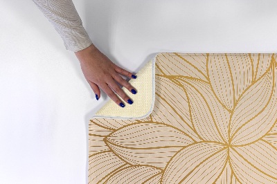 Kitchen rug Leaves in a pattern