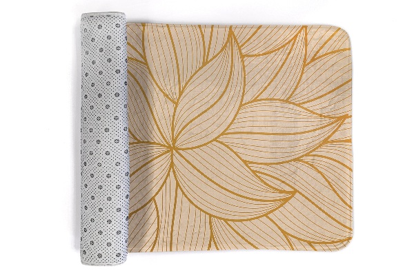 Kitchen rug Leaves in a pattern