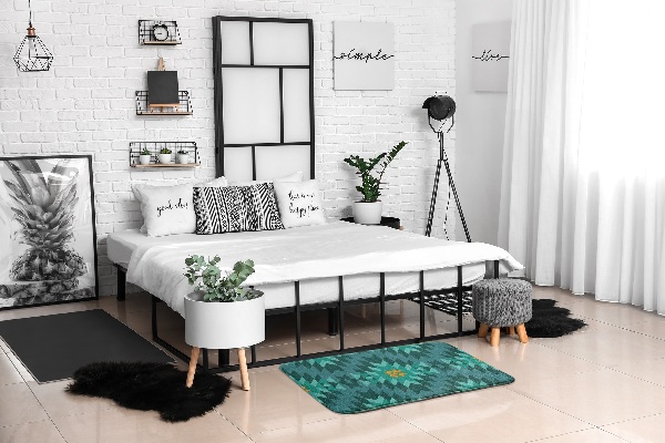 Kitchen rug Geometric pattern