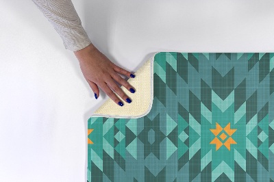 Kitchen rug Geometric pattern