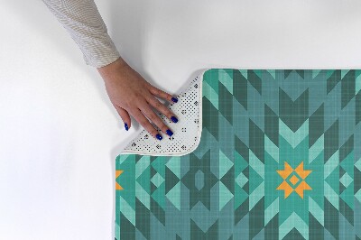 Kitchen rug Geometric pattern