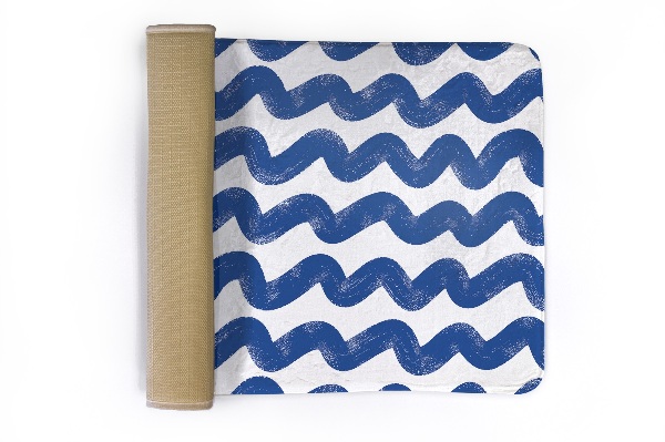 Kitchen rug Blue Waves