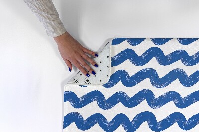 Kitchen rug Blue Waves