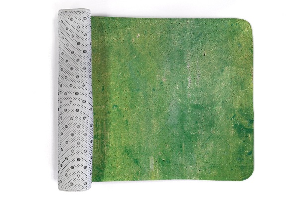 Kitchen rug Green wall texture
