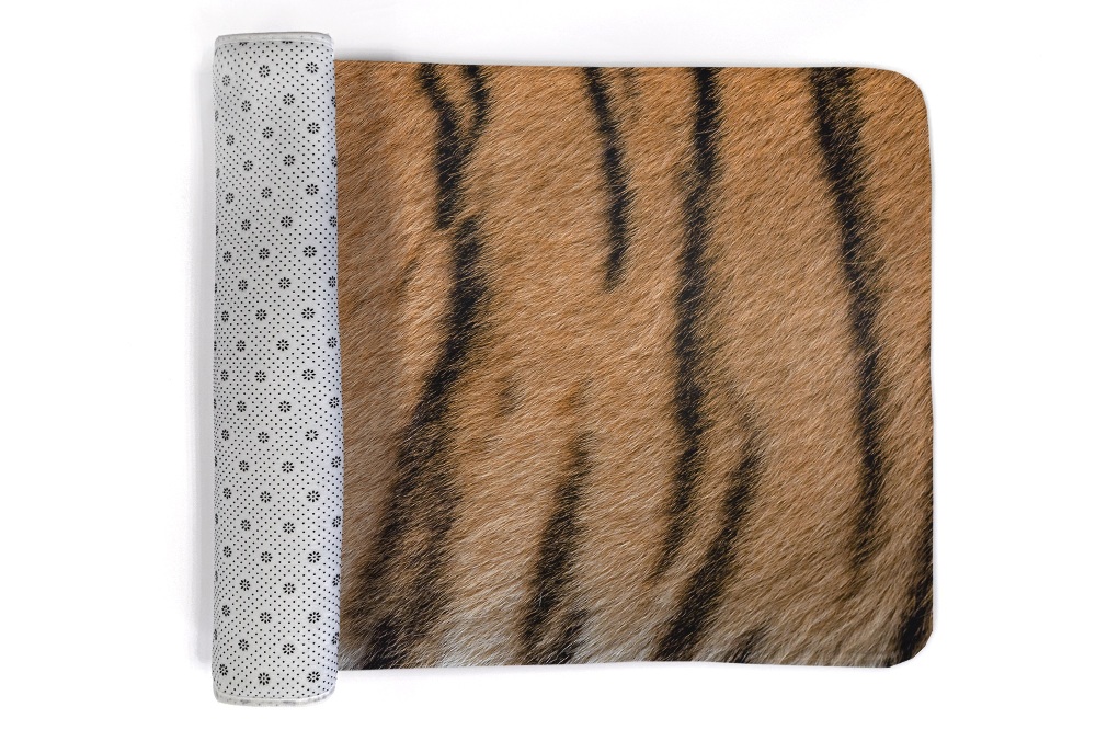 Living room rug Tiger fur Living room rug Tiger fur