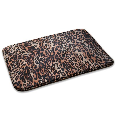 Living room rug Leopard skin pattern