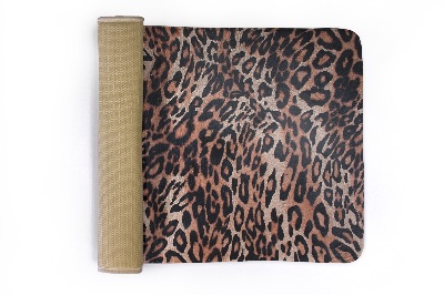 Living room rug Leopard skin pattern