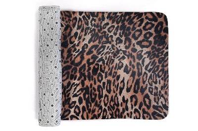 Living room rug Leopard skin pattern