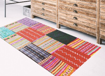 Indoor vinyl PVC carpet Turkish patchwork