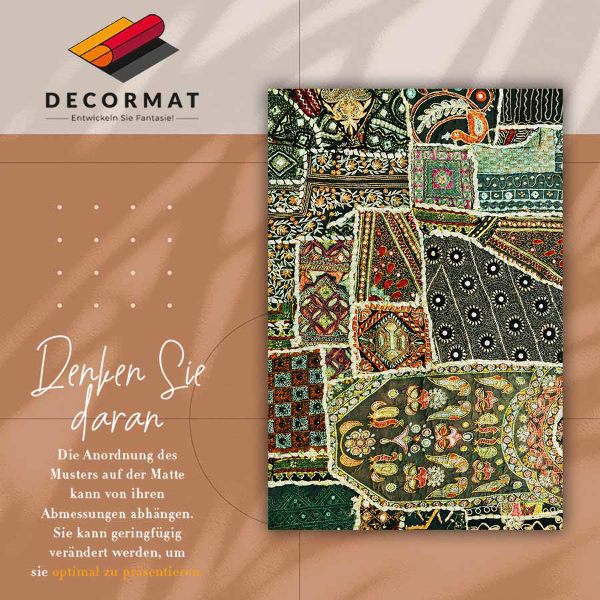 Indoor vinyl PVC carpet Patchwork in Turkish style
