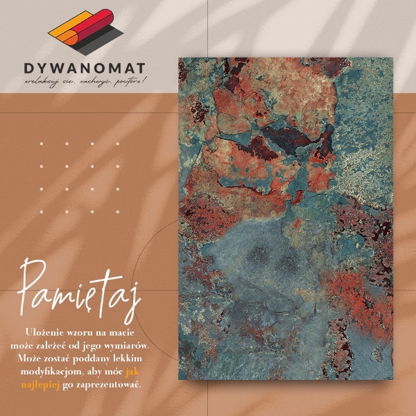 Fashionable PVC carpet Corroded metal
