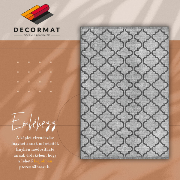 Fashionable PVC carpet Oriental geometric pattern