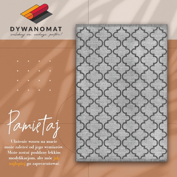 Fashionable PVC carpet Oriental geometric pattern