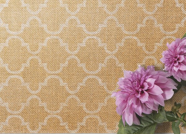 Fashionable PVC carpet Moroccan pattern