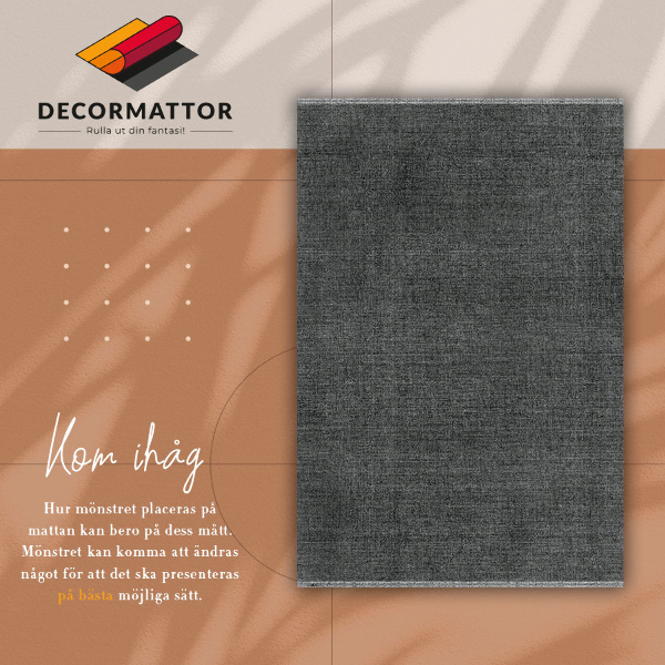 Vinyl floor rug Dark stone