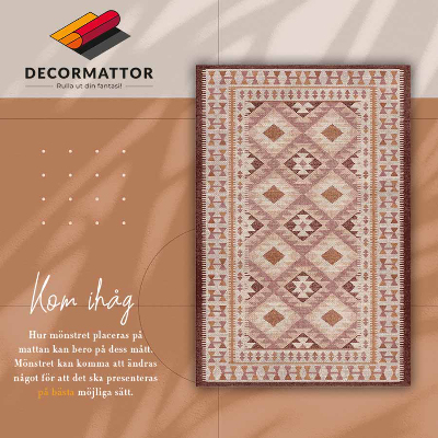 Indoor vinyl PVC carpet Vintage pattern