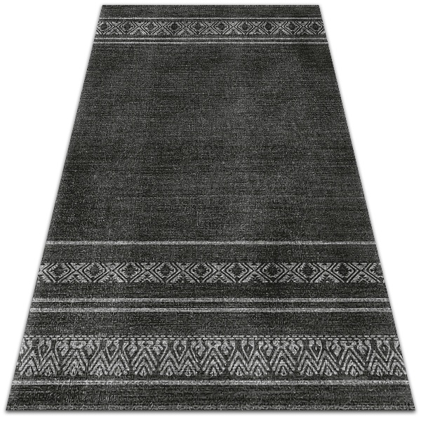 Universal vinyl rug African pattern