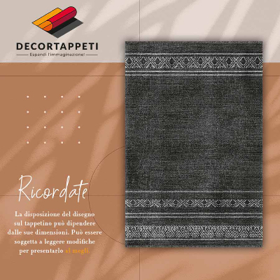 Universal vinyl rug African pattern