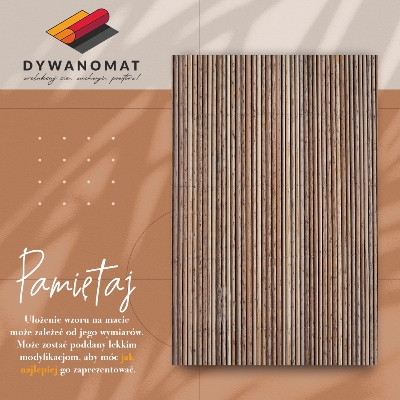 Indoor vinyl PVC carpet Bamboo mat