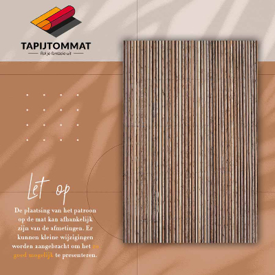 Indoor vinyl PVC carpet Bamboo mat