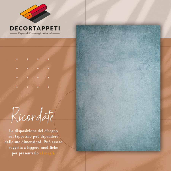 Indoor vinyl PVC carpet Blue concrete