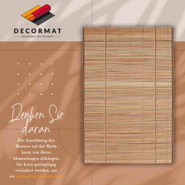 Vinyl floor rug Cane