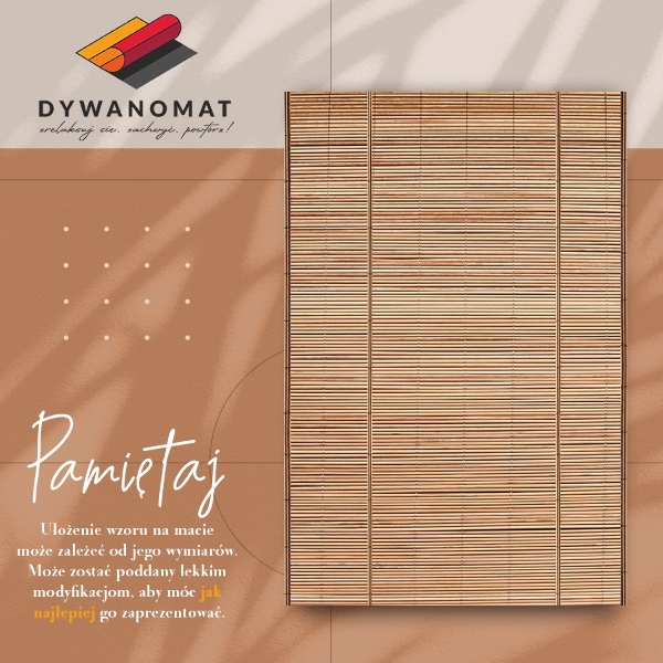 Vinyl floor rug Cane