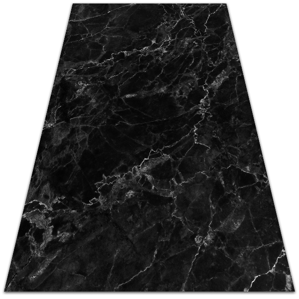 Indoor vinyl PVC carpet Black marble