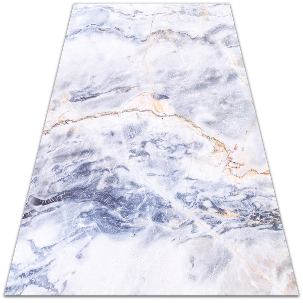 Interior PVC rug Marble golden cracks
