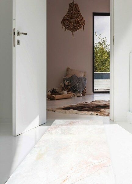 Vinyl floor mat Marble texture