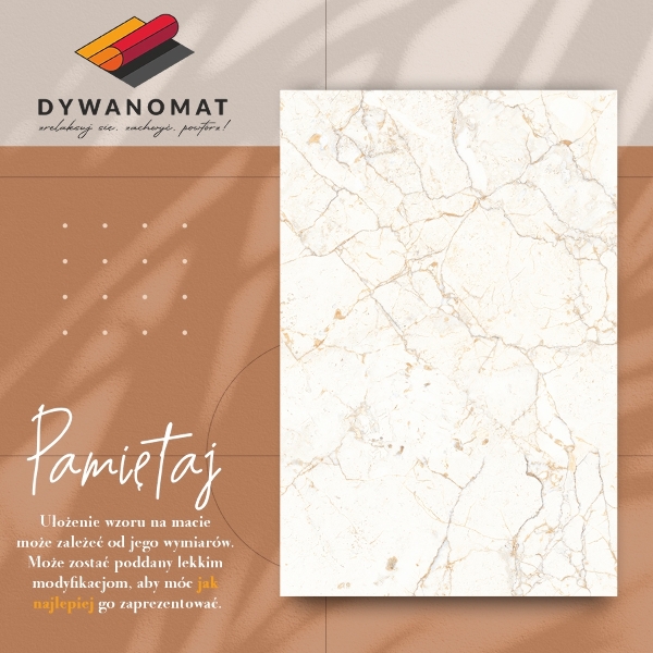 Vinyl floor rug Cracked marble pattern