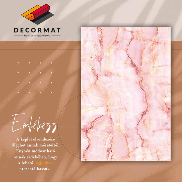 Fashionable PVC carpet Pink marble